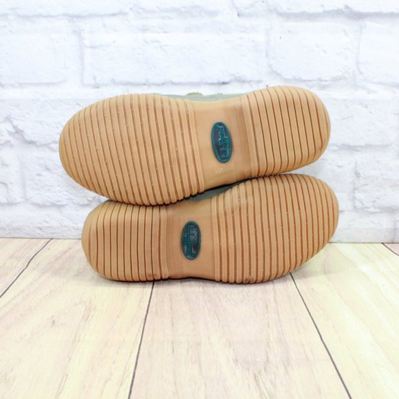 LL Bean Green Canvas Lace Up Casual Ankle Sneakers Shoes Size 7 Medium - Picture 9 of 9